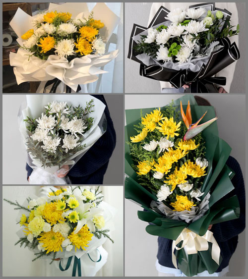 山东青岛莱西市梅花山街道北庄扶村白事花束代送
